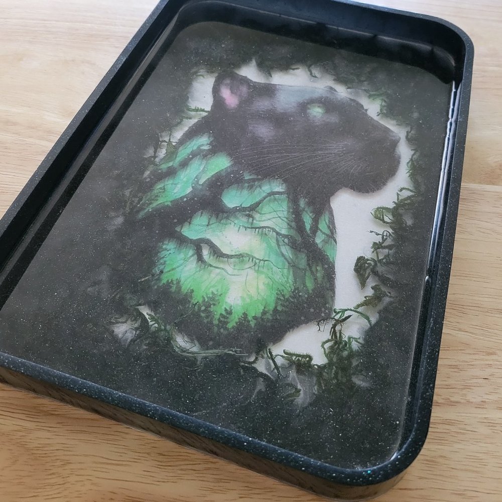 Large Panther Tray
